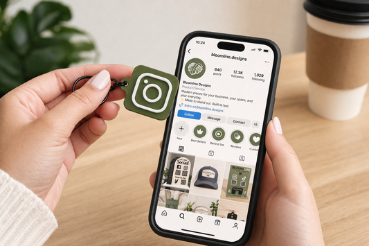 NFC Keychain (acrylic)– Tap to Share Socials, Payments & Links