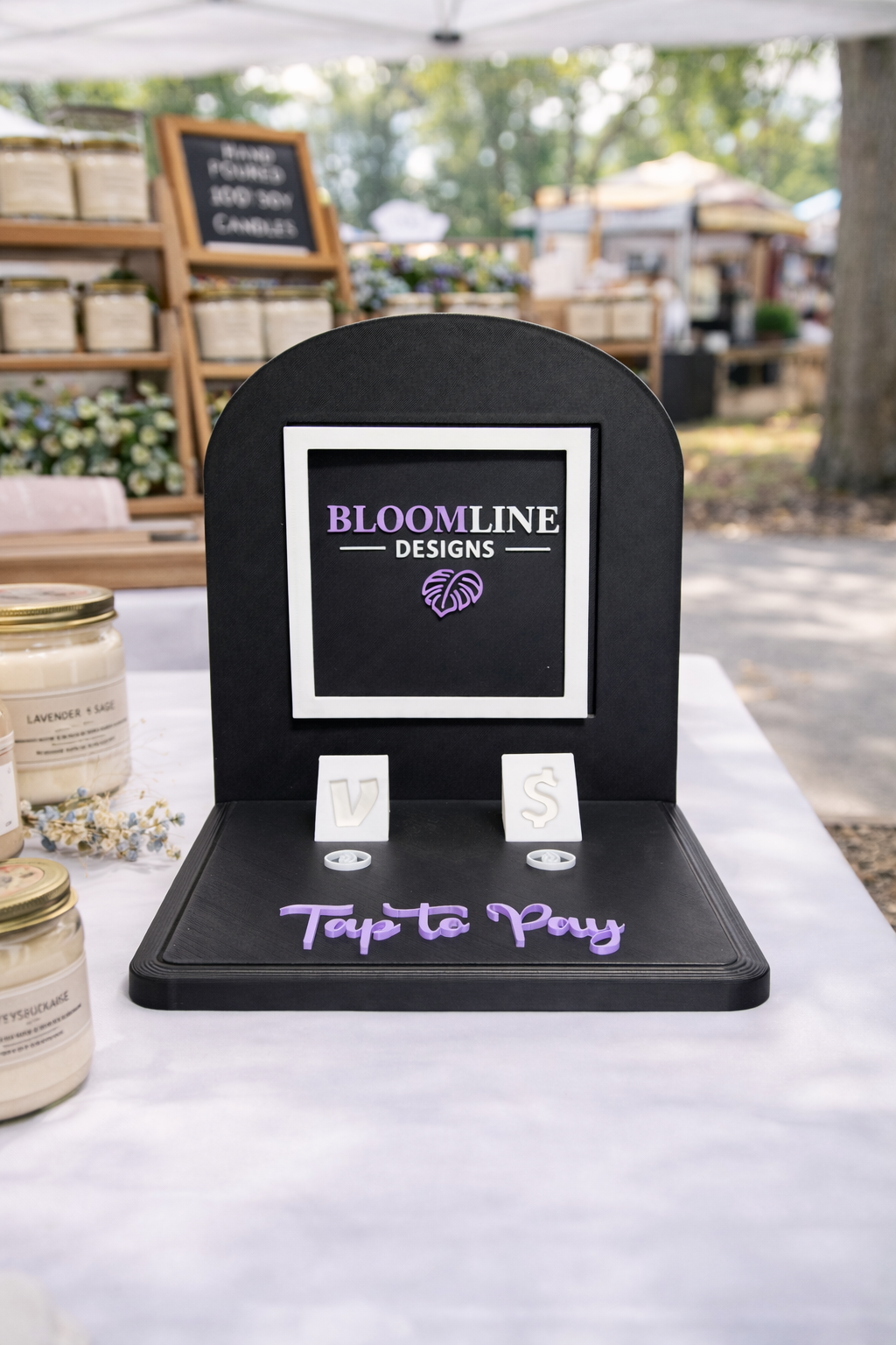 Custom Tap to Pay Stand (3D printed) NFC Payment Display Stand