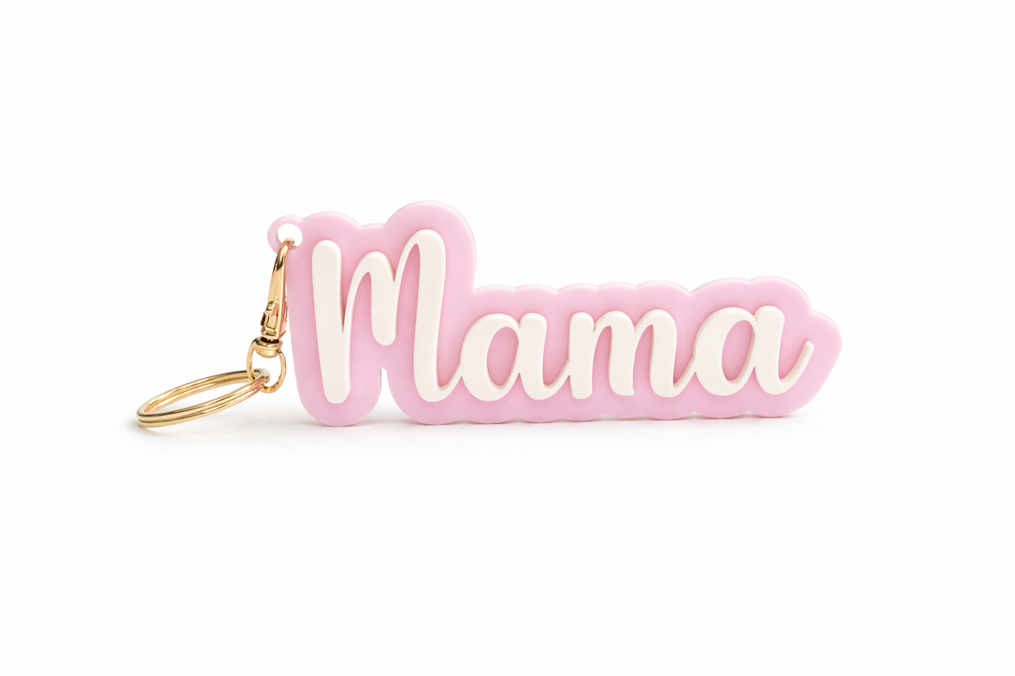 Personalized “Mama” Acrylic Keychain – Custom Name Keychain Gift for Mom