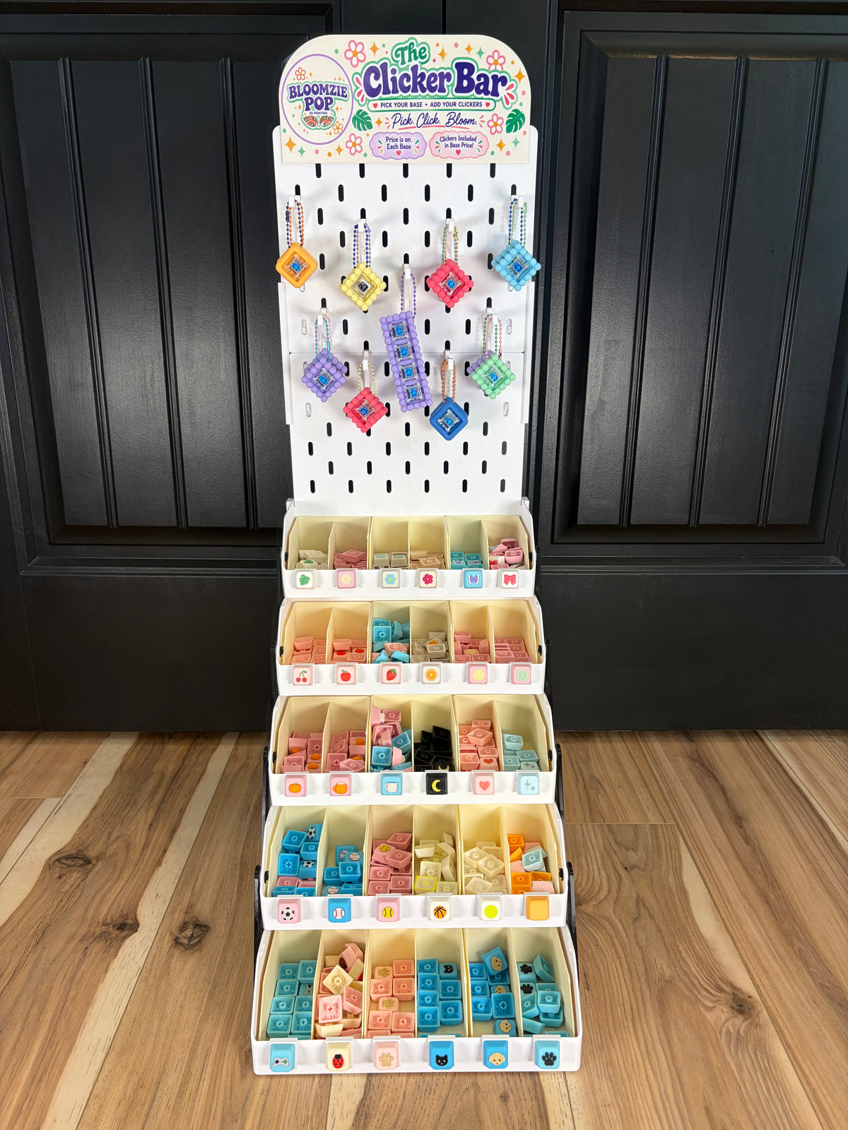 Foldable Tiered Display Organizer