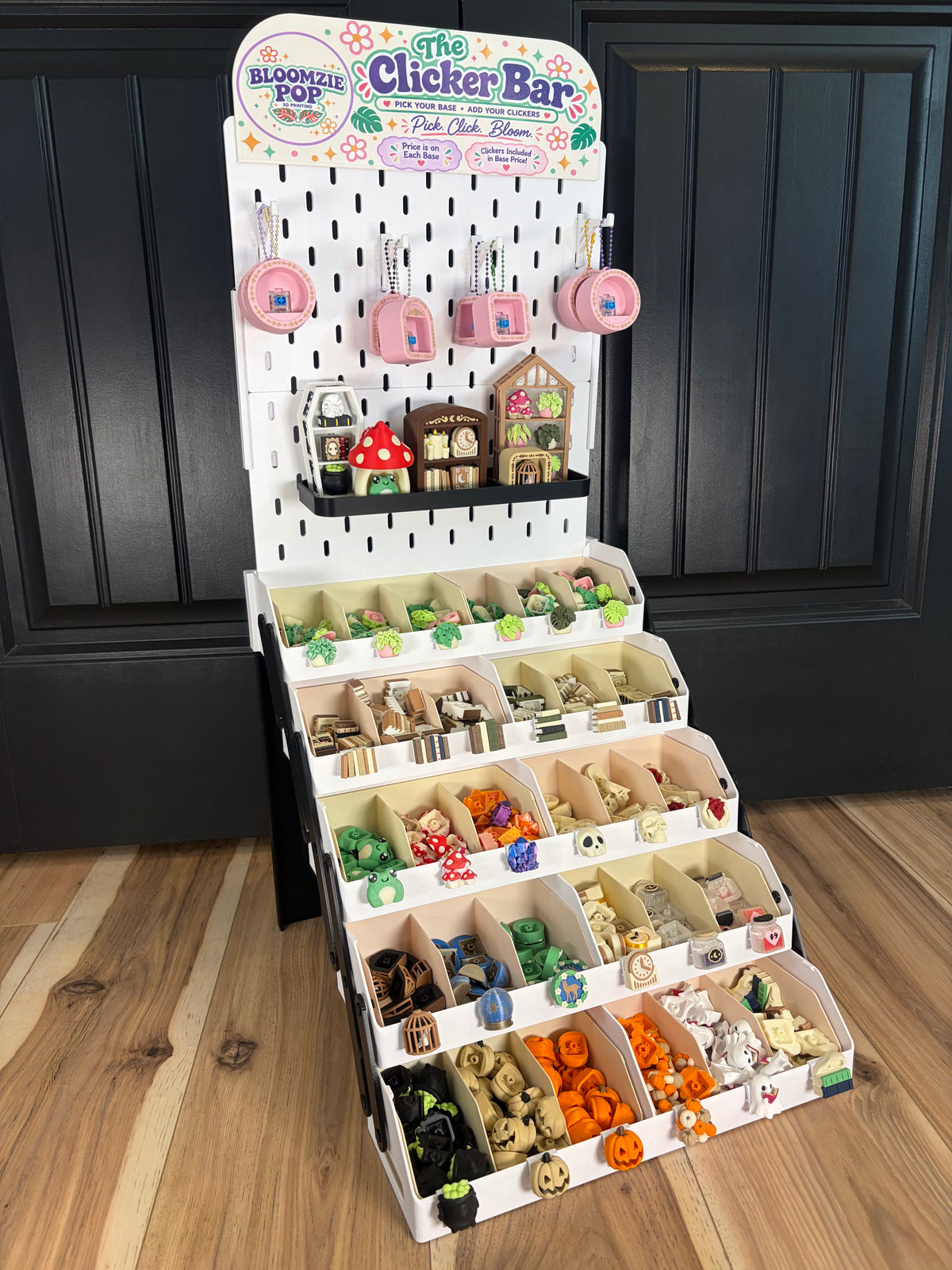 Foldable Tiered Display Organizer