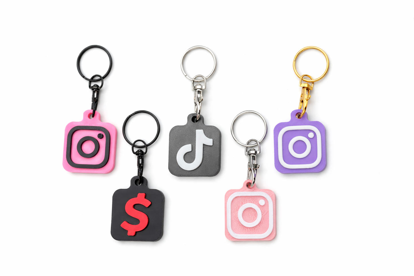 Socials/ Payments/ Links NFC Keychain