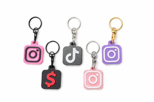 NFC Keychain (3D printed) – Tap to Share Socials, Payments & Links