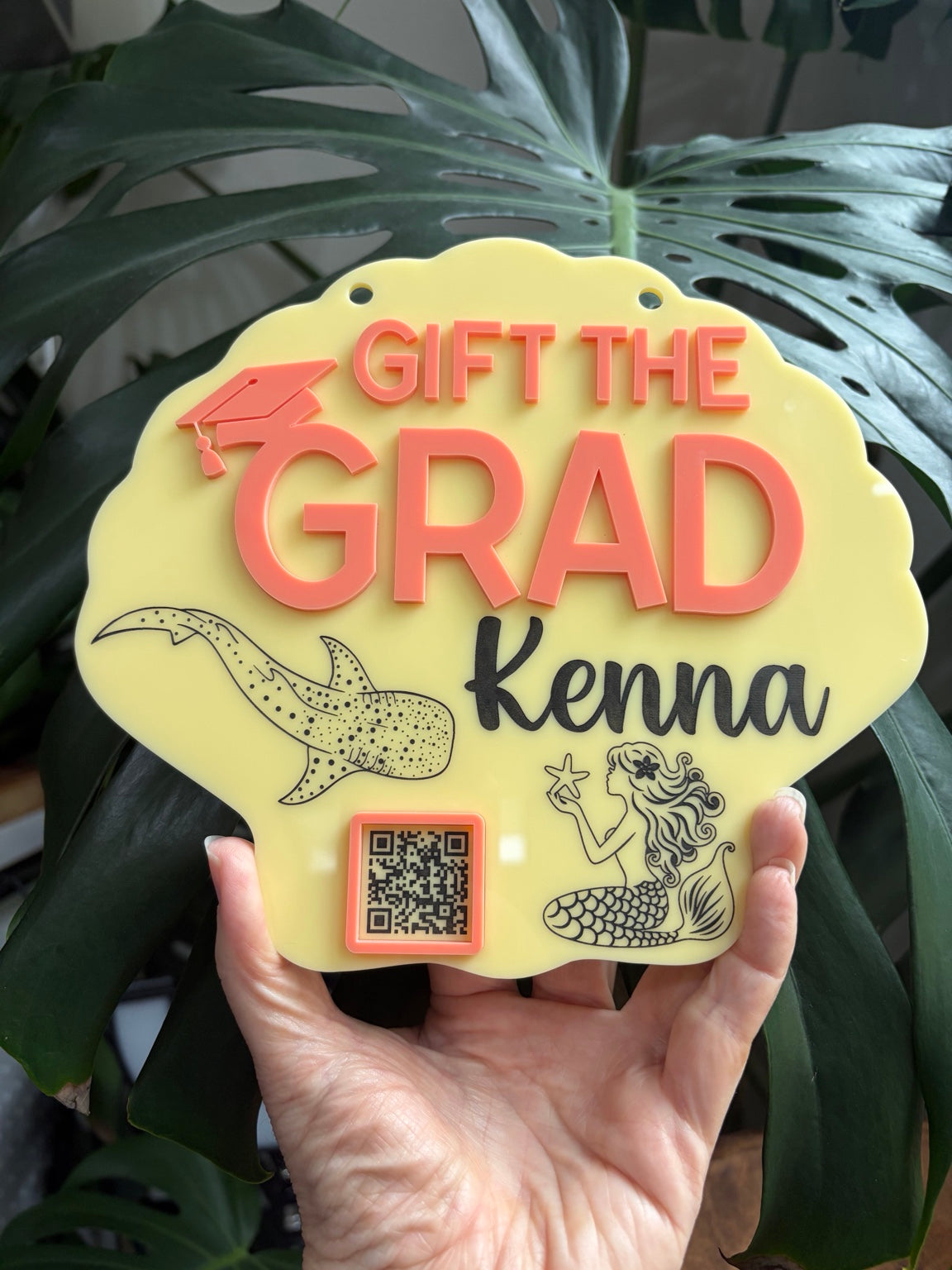 Gift the Grad QR Sign
