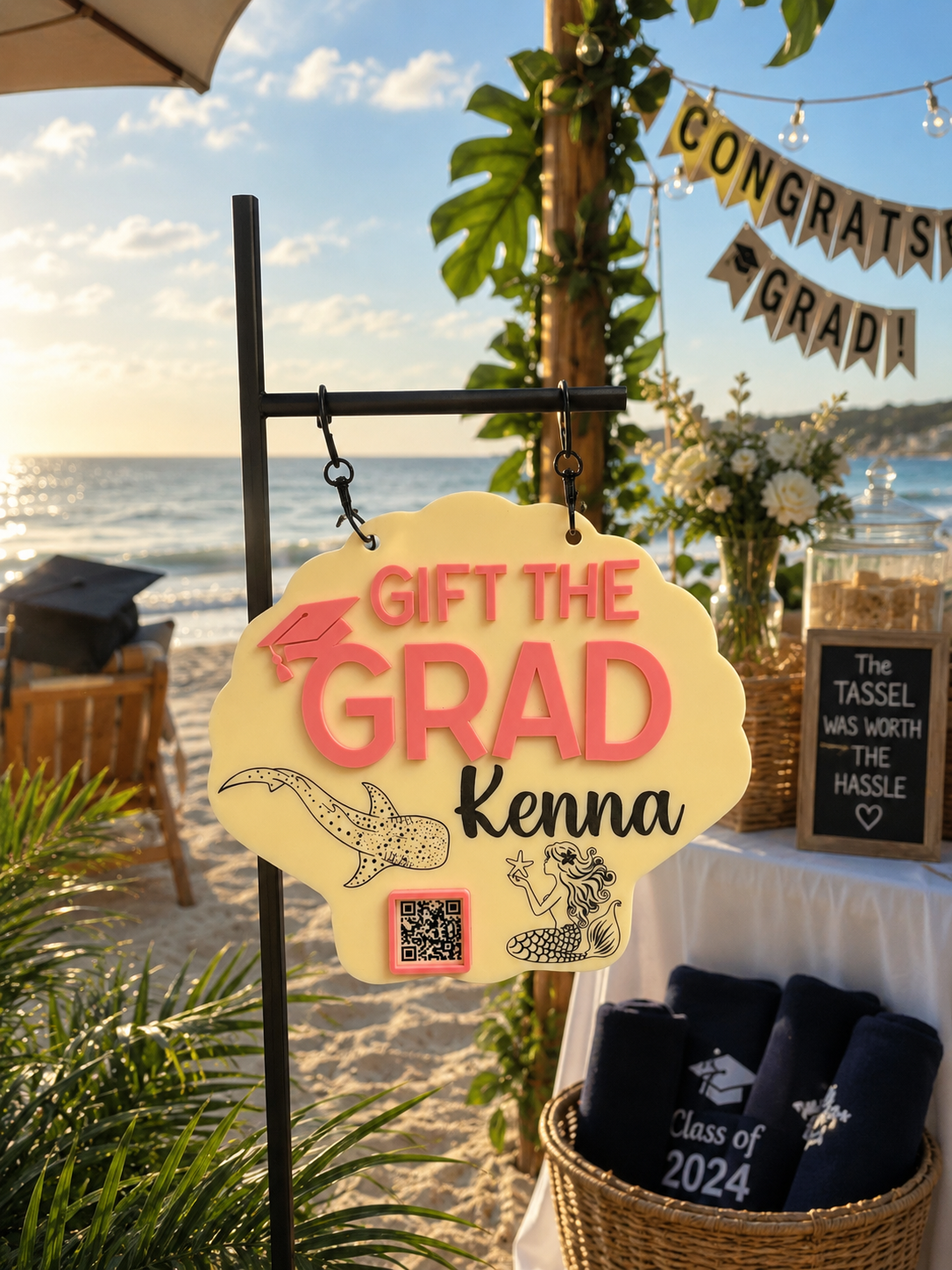 Gift the Grad QR Sign