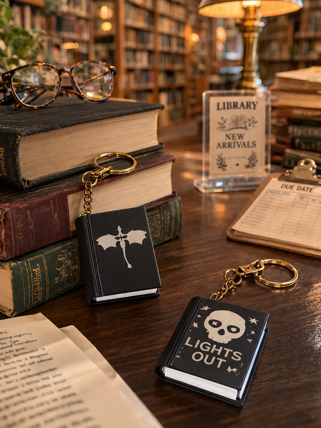 Book NFC Keychain