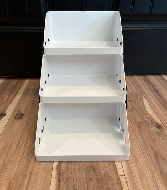 Foldable Deep Tiered Display Organizer