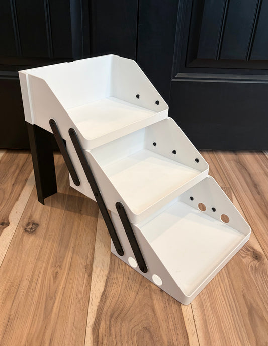Foldable Deep Tiered Display Organizer
