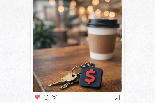Socials/ Payments/ Links NFC Keychain