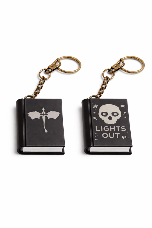 NFC Book Keychain (3D printed) | Tap to Share Link Keychain | Custom Mini Book Keychain for Book Lovers