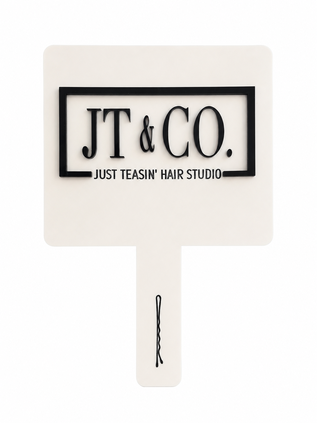 Custom Acrylic Salon Hand Mirror