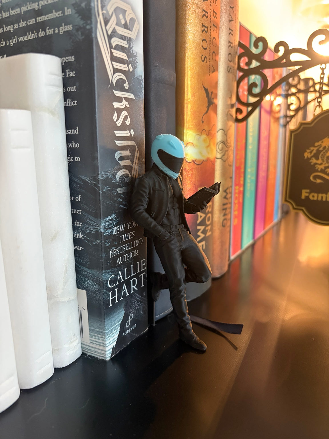 Motorcycle Guy Shelf Decor