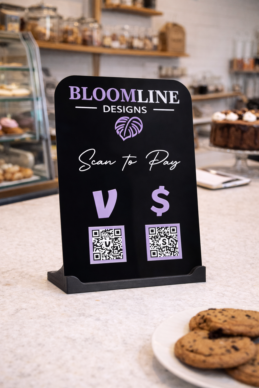 Scan to Pay QR Code Stand