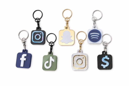 NFC Keychain (acrylic)– Tap to Share Socials, Payments & Links
