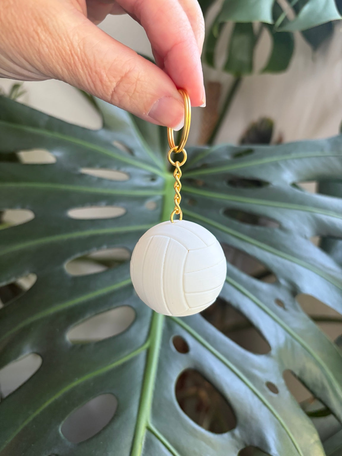 Volleyball Keychain