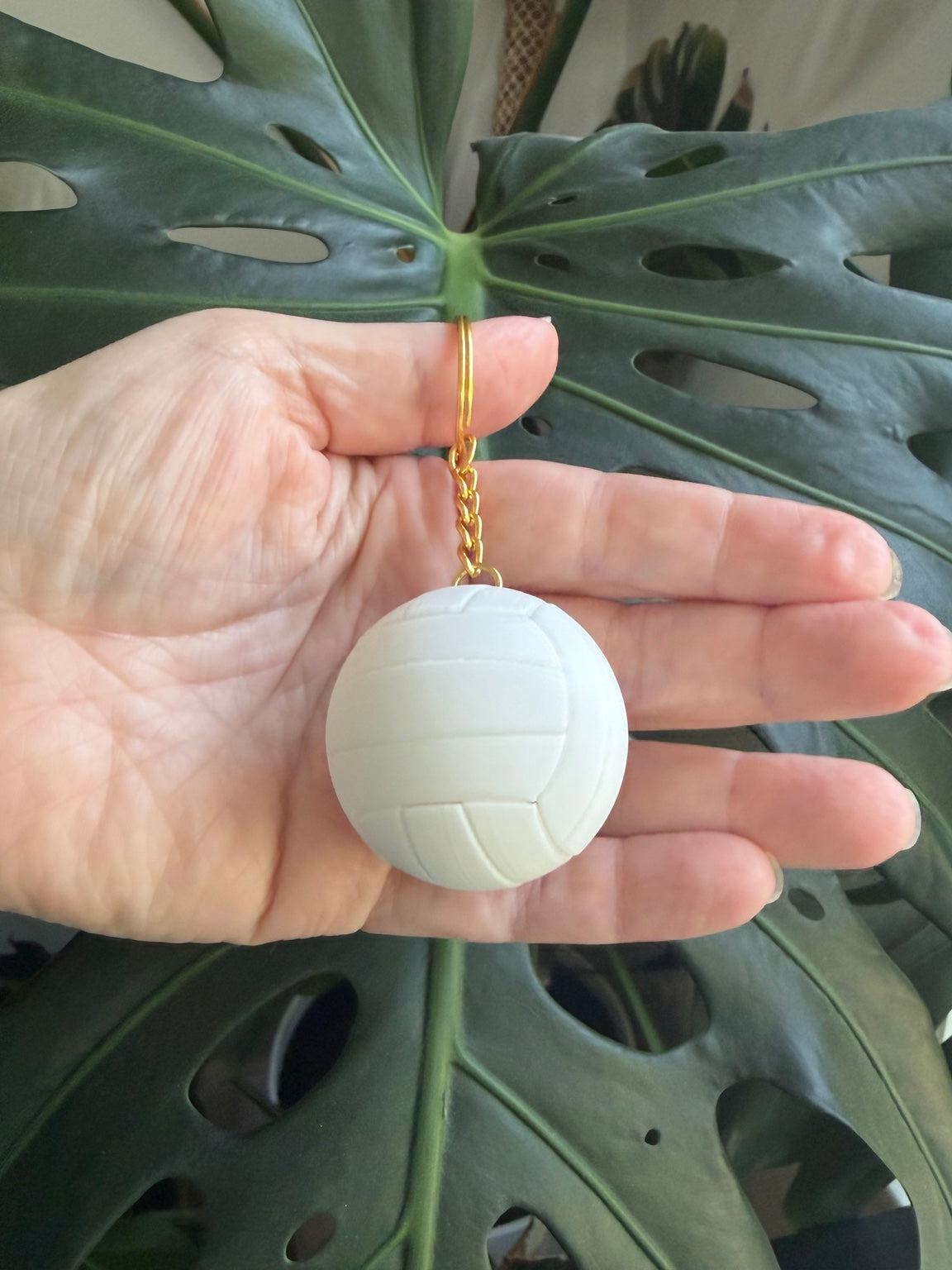Volleyball Keychain